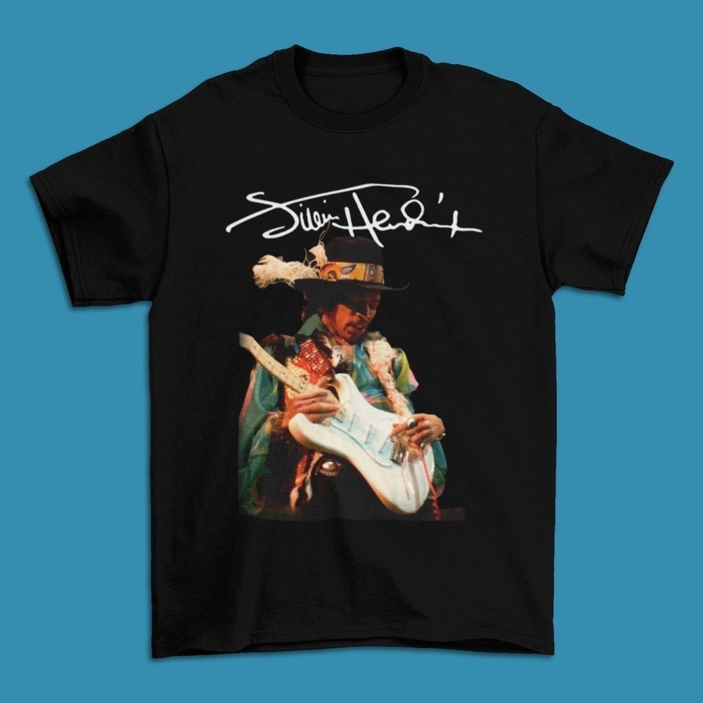 Retro Legends Never Die Jimi Hendrix Music Fan Unisex Graphic T-Shirt